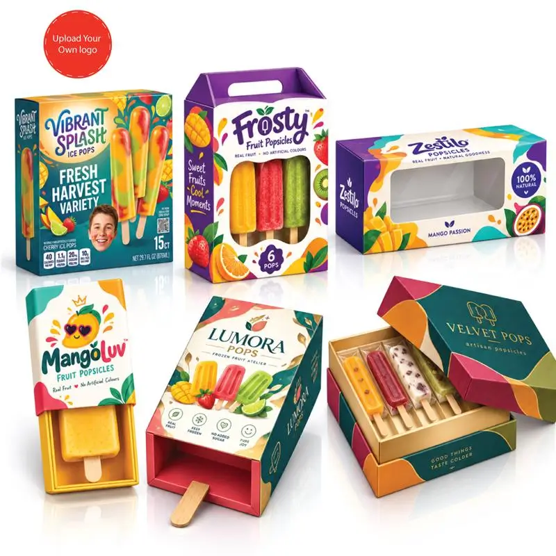 Custom Popsicle Boxes In The US With Printed Designs And Durable Packaging