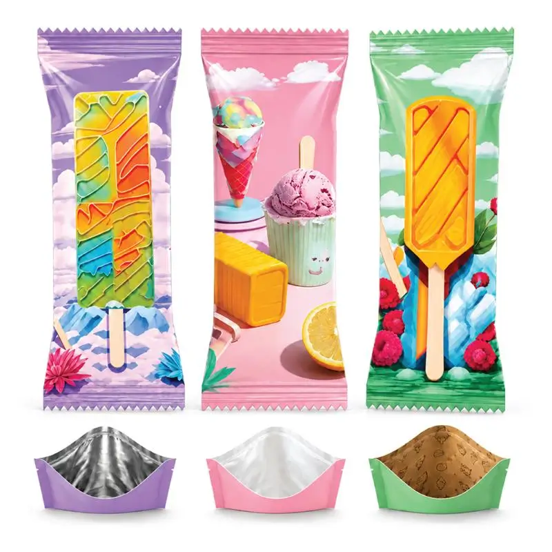 Popsicle wrappers with special protective coatings