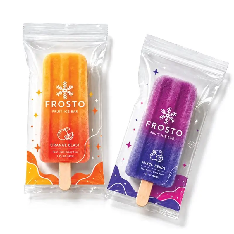 Popsicles Wrappers with Window for visibility of product