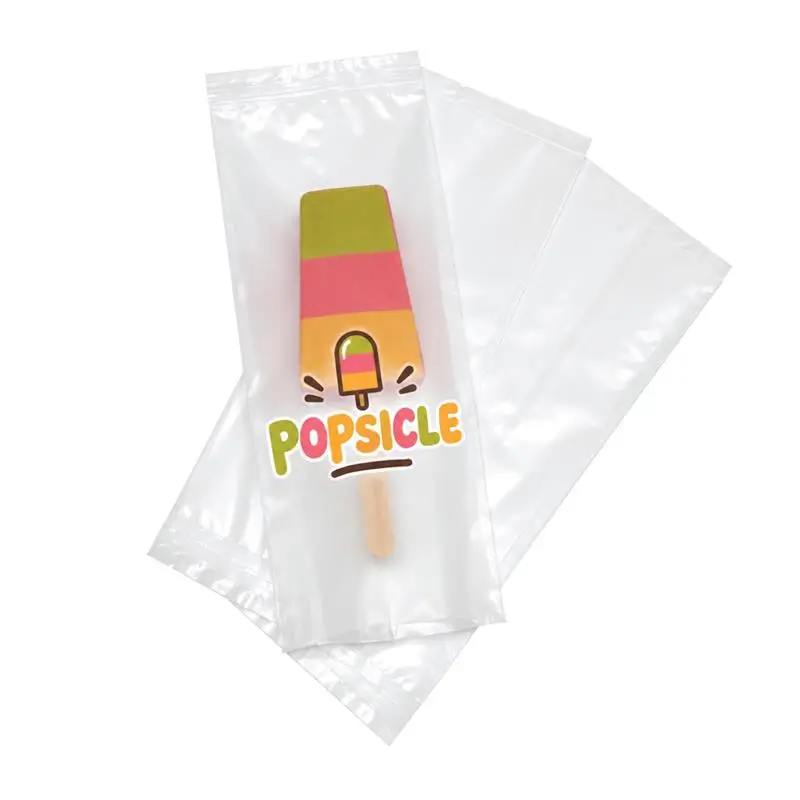 Custom Ziplock Popsicle Bags With Clear Window