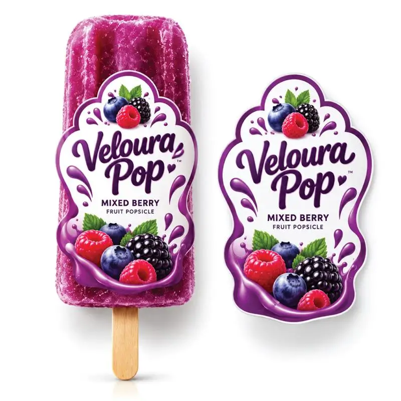 Die-Cut Popsicle Sleeves For Frozen Treats
