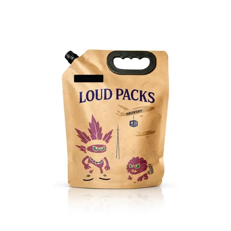 Kraft Stand-Up Pouches for Dry Products