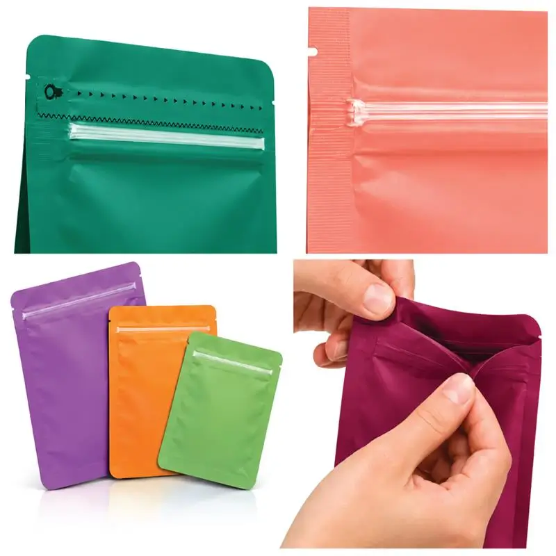 Resealable Sachet Doypack with Zipper and Child-Resistant Closures