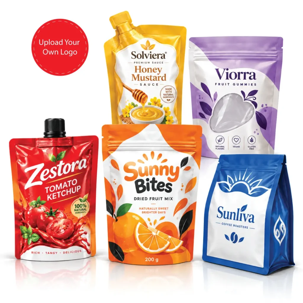 Sachet Doypack in the US with Printed Designs and Flexible Materials
