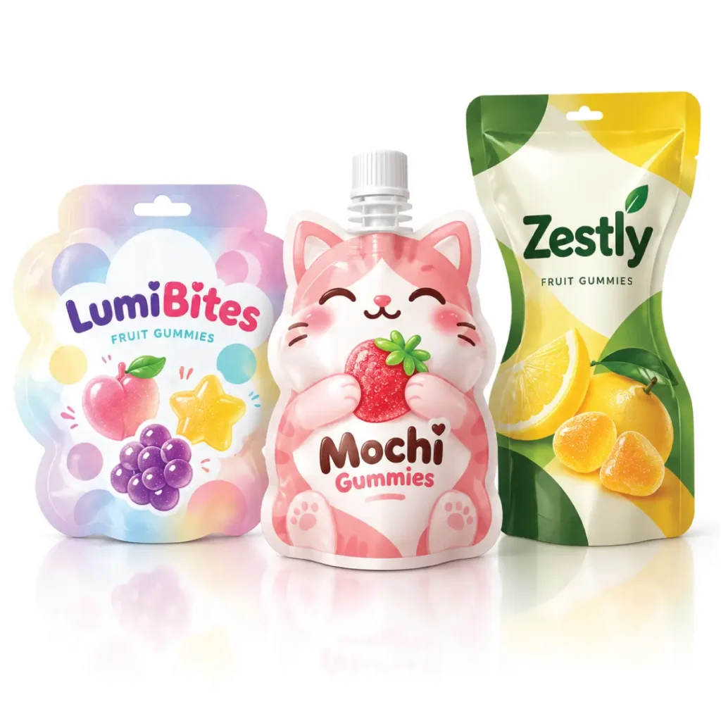 Custom-Shaped Doypack for Food and Cosmetics